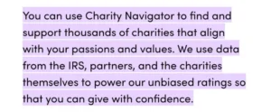 Is Charity Navigator legit